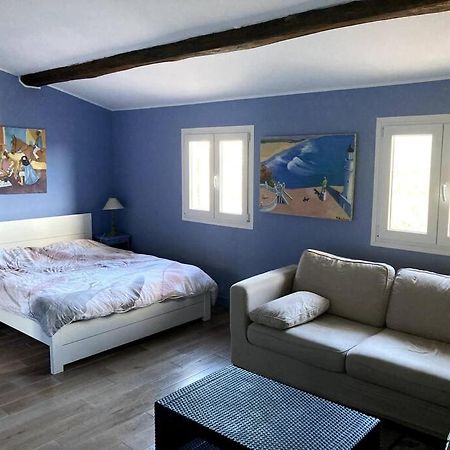 Apartmán Agreable Chambre D'Hotes Avec Vue Sur Les Collines La Colle-sur-Loup Exteriér fotografie
